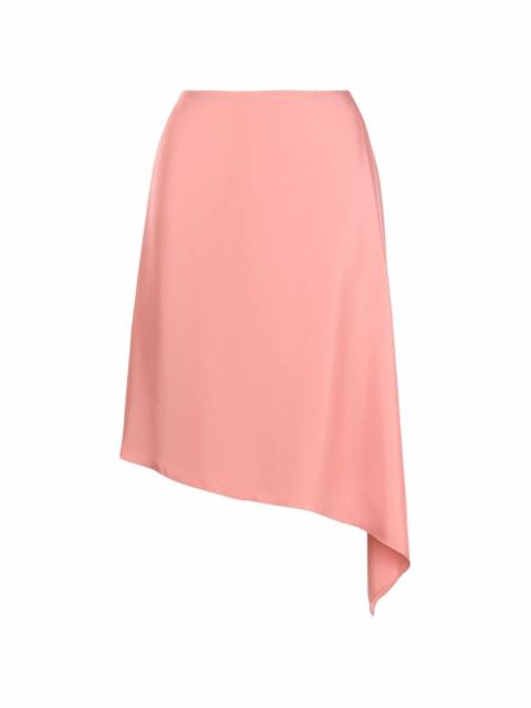 Theory asymmetric-hem skirt