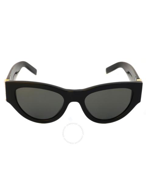 SAINT LAURENT Open Box - Saint Laurent Grey Cat Eye Ladies Sunglasses SL M94 001 53