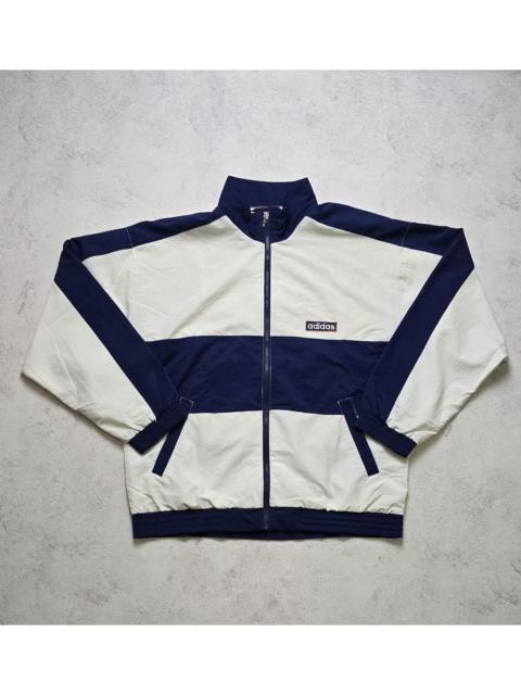 adidas Vintage Adidas Windbreaker Jacket Embroidered Logo Full Zip