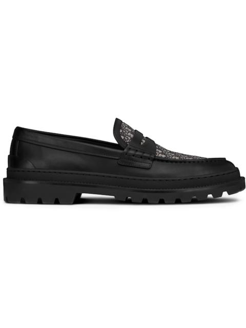 Dior Dior Explorer Loafer Black Beige Black Dior Oblique Jacquard