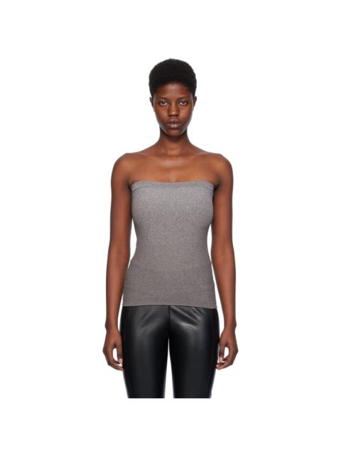 Wolford Silver Fading Shine Tube Top
