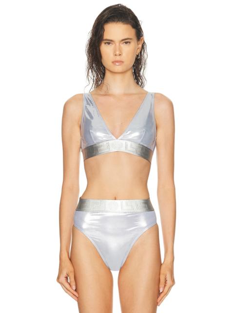 VERSACE Lycra Bikini Top