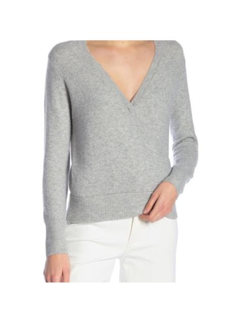 Other Designers Madewell Pullover Wrap in Coziest Yarn Knit Gray Sweater XS
