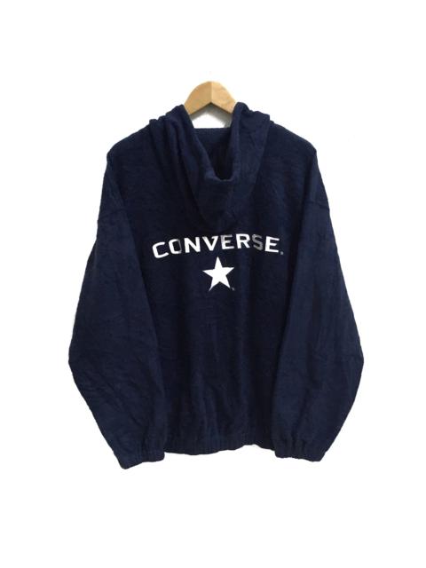 Other Designers Vintage - VINTAGE CONVERSE BIG LOGO EMBROIDERY FLEECE ZIPPER HOODIE