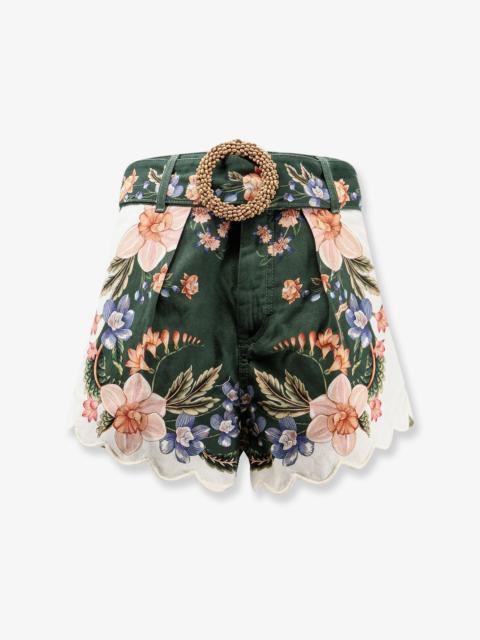 FARM RIO Farm Rio Berry Garden Floral Cotton Shorts Multicolor