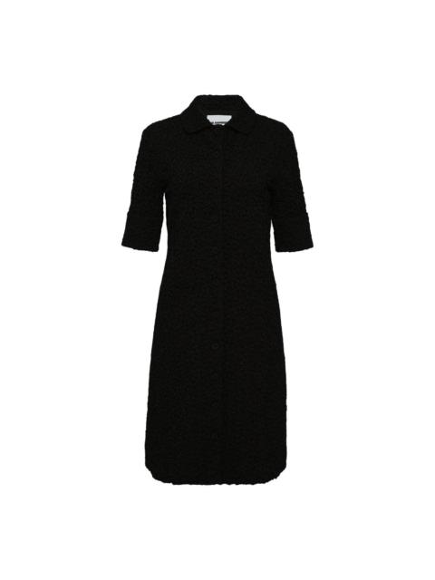 Jil Sander Short Shirt Dress Flower Viscose