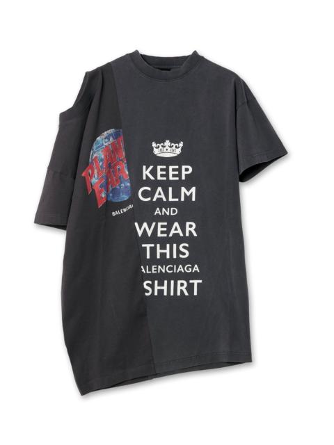 BALENCIAGA Artwork Mix 50-50 T-shirt