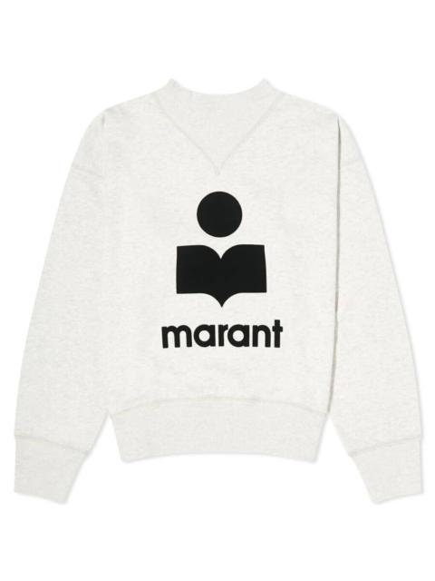 Isabel Marant Étoile Isabel Marent Etoile Moby Flock Logo Sweatshirt