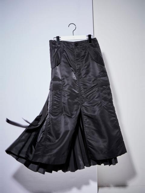 sacai Nylon Twill Skirt