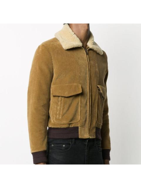 SAINT LAURENT Saint Laurent Shearling Collar Jacket in Small