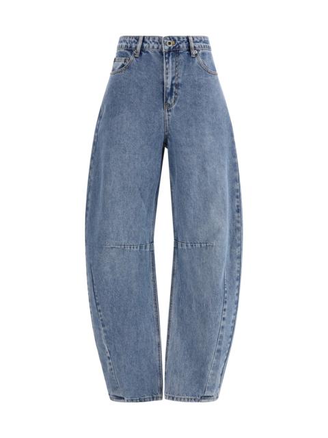 self-portrait Self-portrait Barrel Leg Jeans