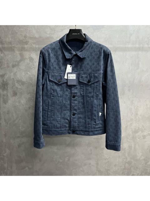 Louis Vuitton Louis vuitton blue Logo Printed Single-Breasted Casual Long-Sleeved Denim