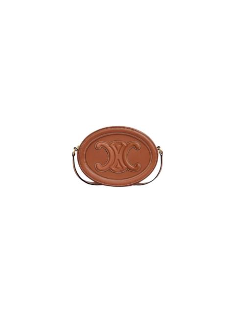 CELINE Celine Triomphe Oval Purse Cuir Crossbody