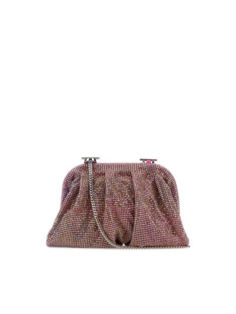 BENEDETTA BRUZZICHES Benedetta Bruzziches Embellished Fabric Small Venus Clutch