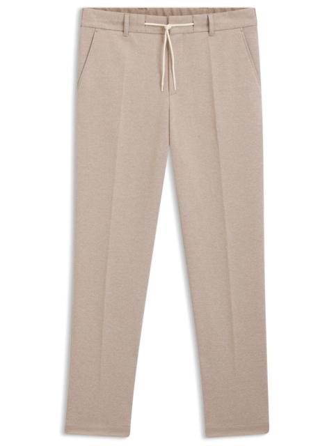 BOSS TAPERED-FIT TROUSERS WITH REVERSIBLE DRAWSTRING