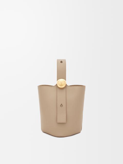 Loewe Mini Pebble Bucket bag in soft grained calfskin
