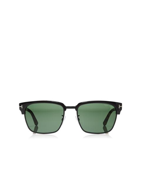 TOM FORD RIVER VINTAGE SQUARE SUNGLASSES
