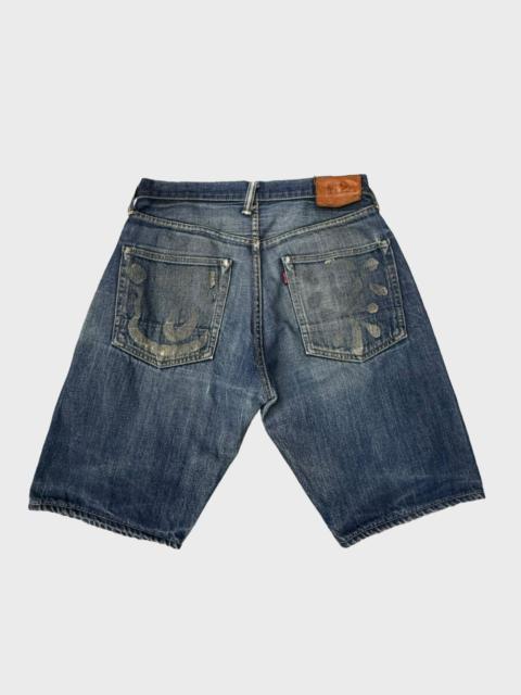 Other Designers Vintage - evisu daicock style shorts size denim jeans