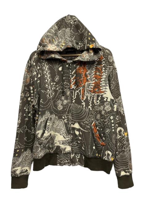 Other Designers Issey Miyake - VERY RARE🔥TSUMORI CHISATO Abstract Indian Art Zipper Hoodie