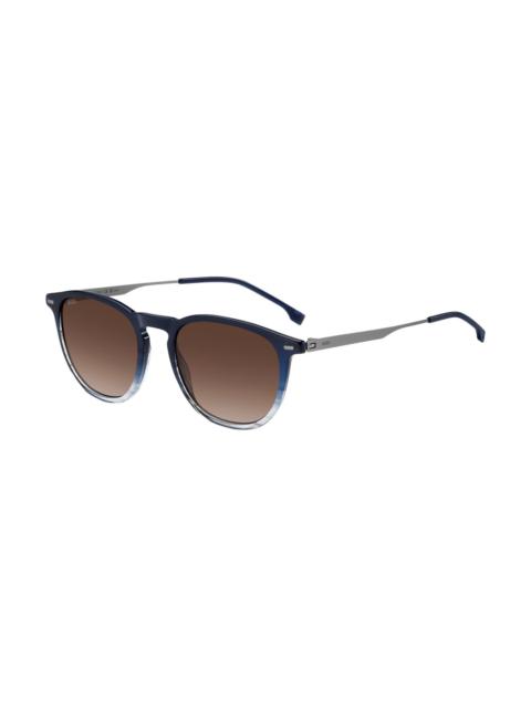BOSS BLUE-ACETATE SUNGLASSES WITH GRADIENT EFFECT