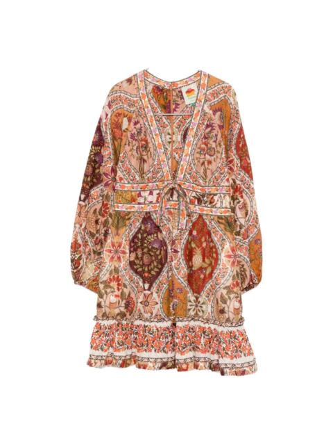 FARM RIO Romantic Nature mini dress