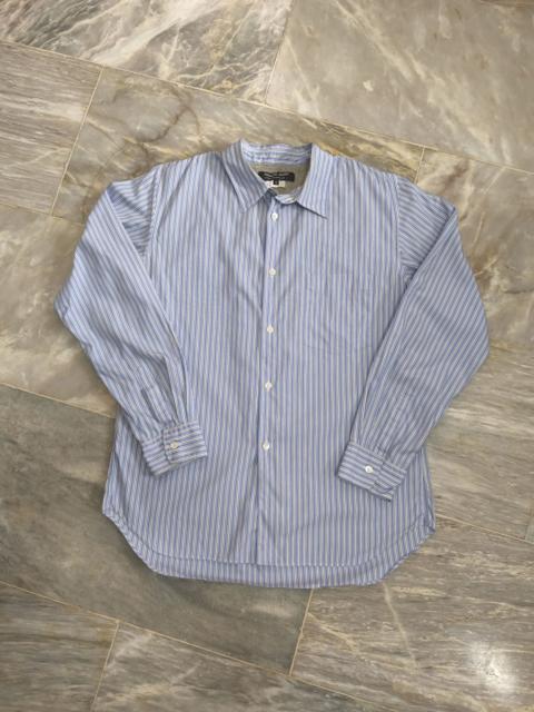Other Designers Comme des Garcons Homme Deux - CDG Homme Deux Stripe Long Sleeve Polo - AD2014