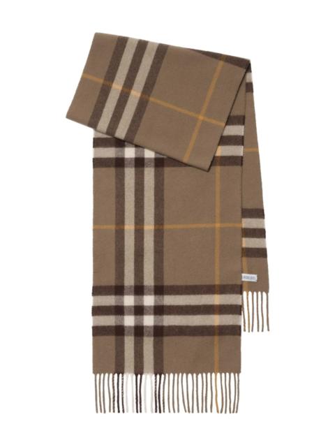 Burberry checked cashmere scarf