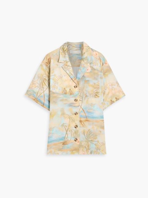 Zimmermann Printed twill shirt