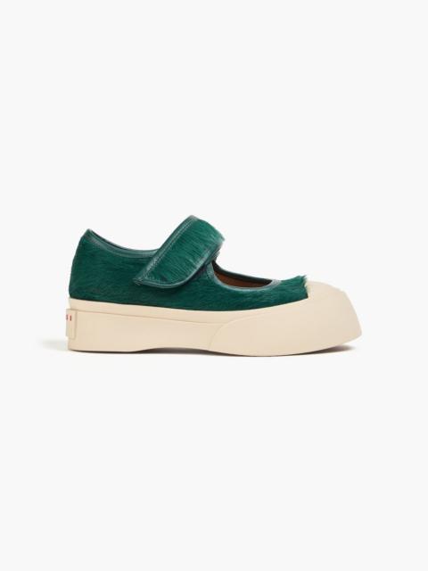 Marni Pablo calf hair platform sneakers