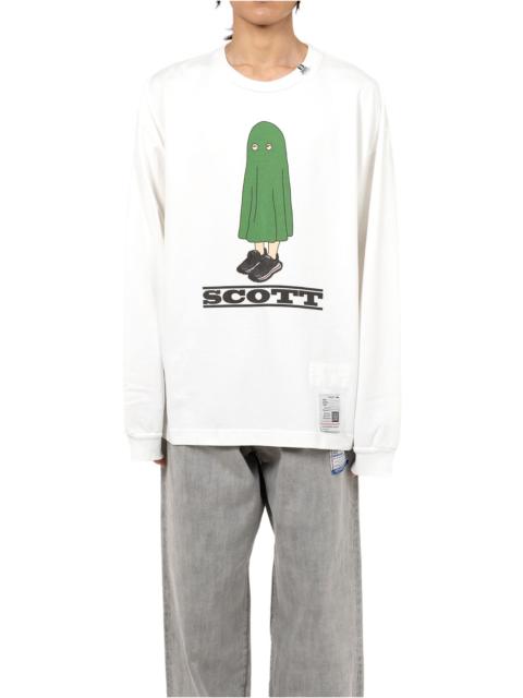 Maison MIHARAYASUHIRO SCOTT Printed Long Sleeve T-shirt