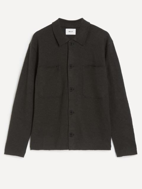 NN07 Jonas Boiled Wool Overshirt