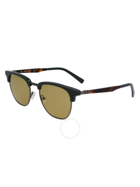 FERRAGAMO Salvatore Ferragamo Green Sport Men's Sunglasses SF307S 302 53