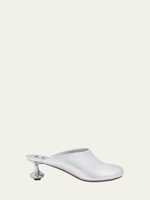 Loewe Toy Metallic Mule Pumps