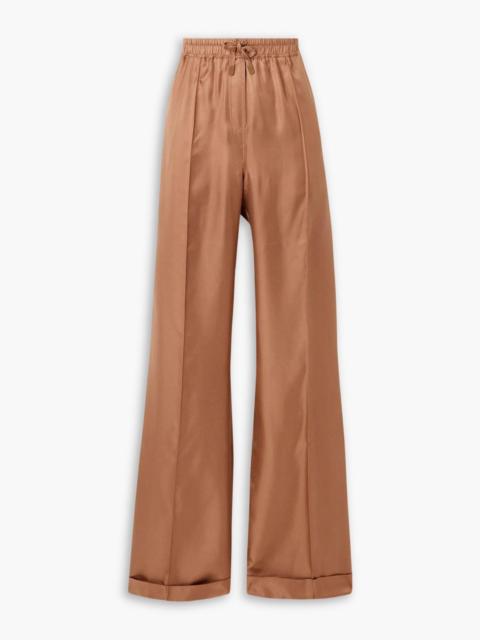 TOM FORD Silk-twill wide-leg pants