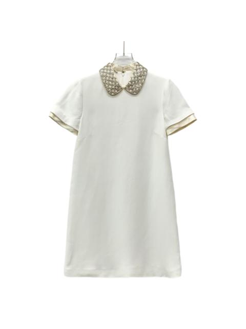 Miu Miu Miu Miu White Short Sleeve Dress FW01