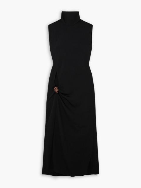 Johanna Ortiz Feminine Forces cutout crepe midi dress