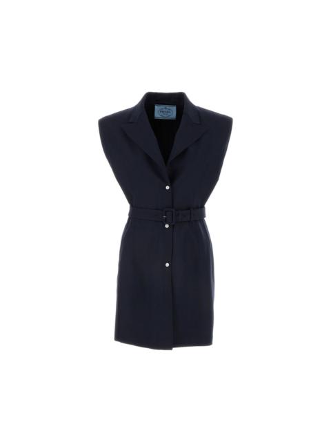 Prada PRADA Navy Blue Wool Vest New & Authentic (Women's size:8;)