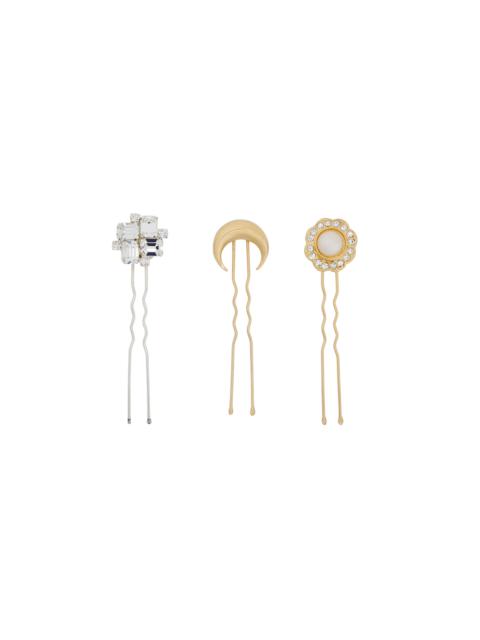 Marine Serre MOON JEWELRY HAIR CLIP SET