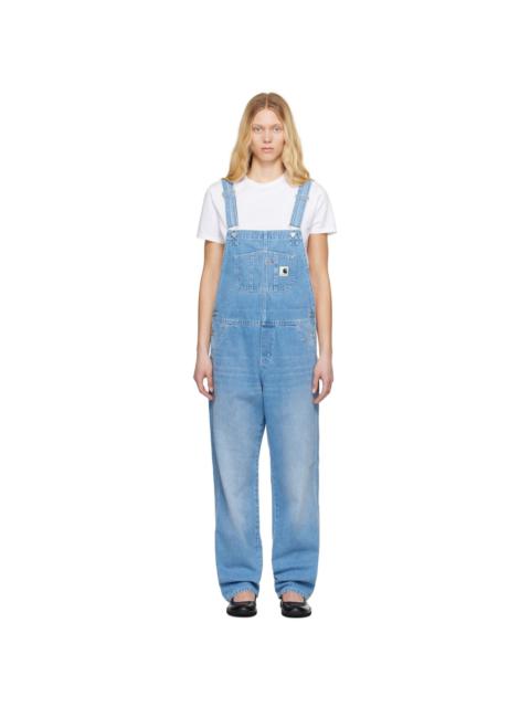Carhartt Blue Bib Straight Overalls