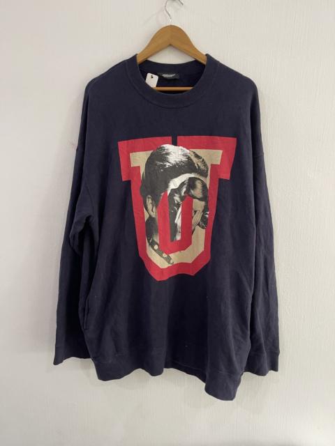 UNDERCOVER Undercover Navy Crewneck Sweatshirt AW 22