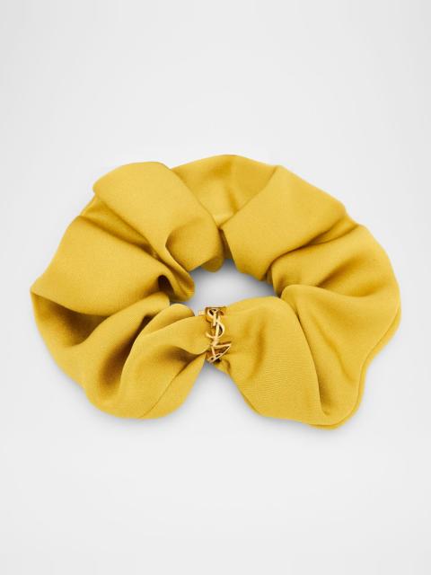SAINT LAURENT Cassandre Silk Scrunchie