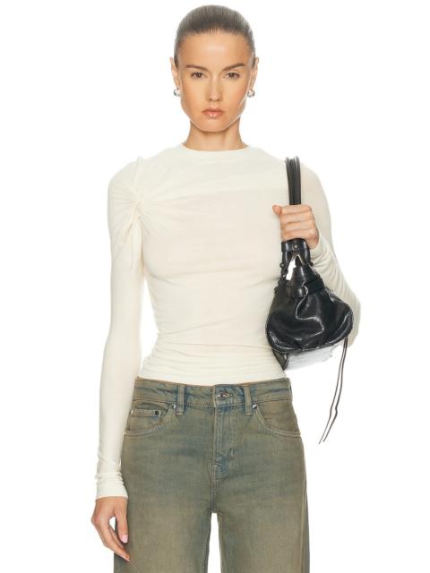 AGOLDE Lissa Log Sleeve Tee