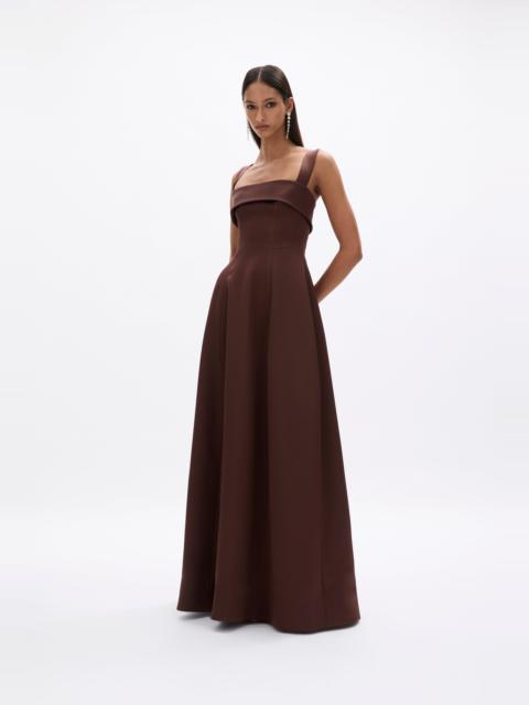 RACHEL GILBERT HALLIE STRAP GOWN