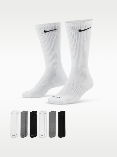 Nike Nike Everyday Plus Cushioned Training Crew Socks (6 Pairs)