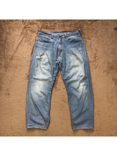 Levi's TRASHED LEVIS BIG E LIGHT WASH DENIM PANTS #6796-88