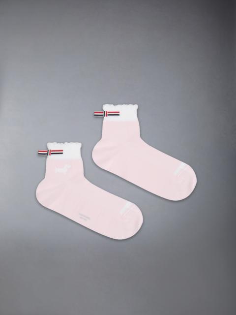 Thom Browne POINTELLE STITCH HECTOR CREW SOCKS