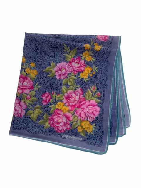 Other Designers Vintage - Yves Saint Laurent Paislee Handkerchief Bandana Neckerchief
