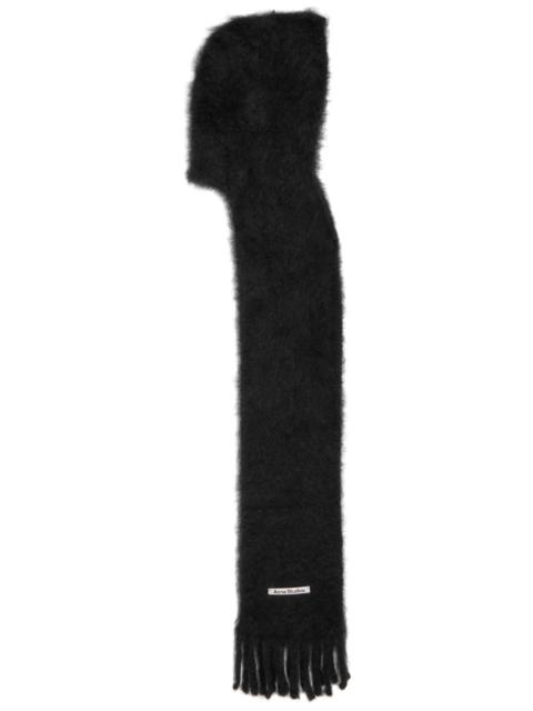 Acne Studios Acne Studios Hooded Brushed Mohair-blend Scarf