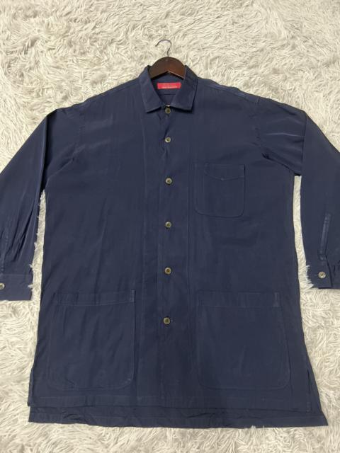 Yohji Yamamoto ARCHIVE🔥YOHJI YAMAMOTO RAYON BUTTON UP SHIRT