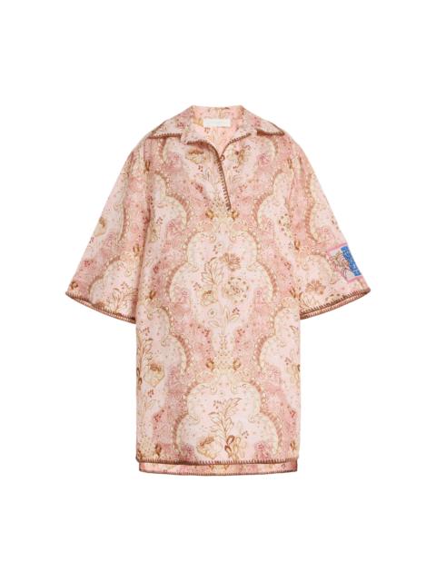 Zimmermann Daylight Silk Mini Dress pink